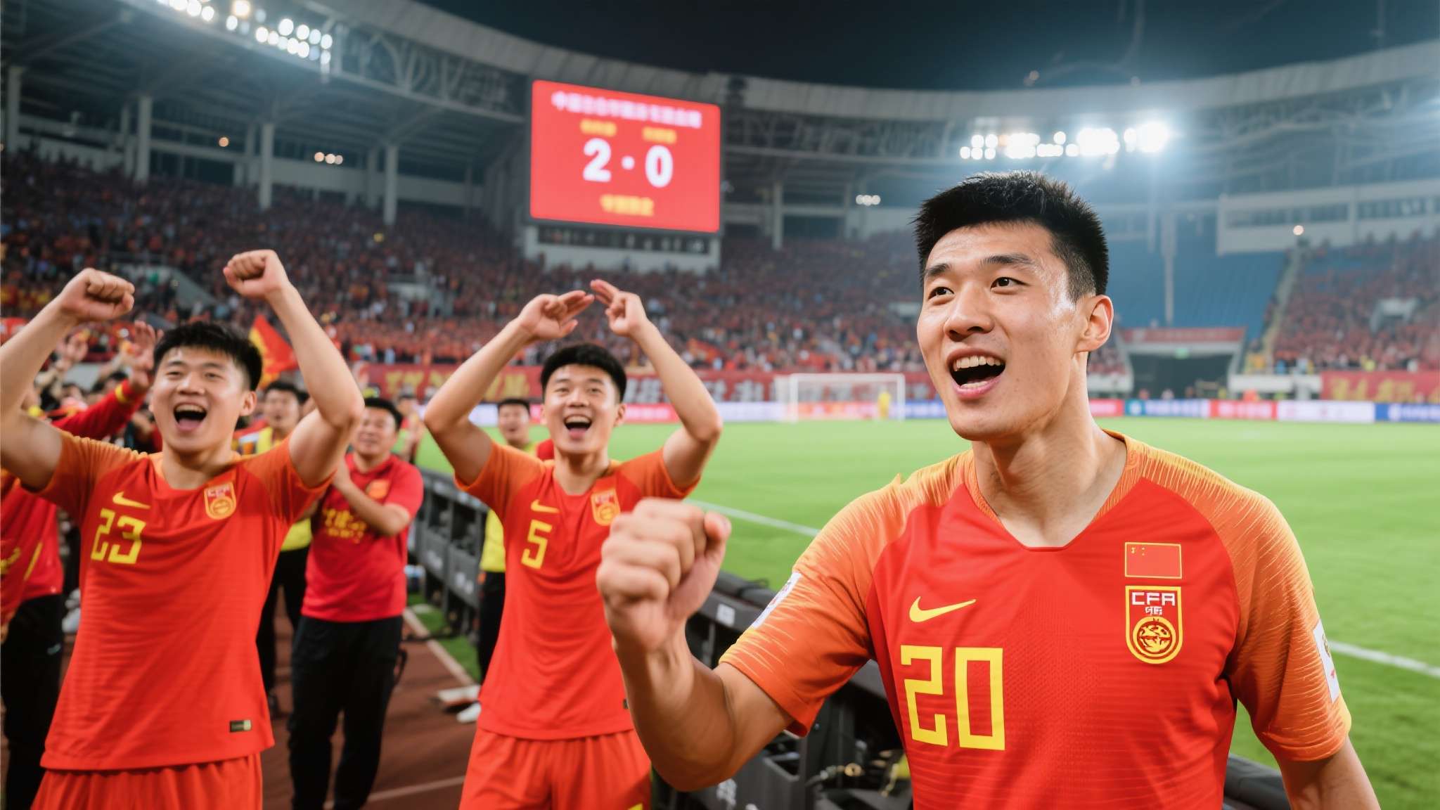 国足2-0轻取世界杯新军,首发阵容唯一新人,却是后防最稳的一环 国足2-0轻取世界杯新军,首发阵容唯一新人,却是后防最稳的一环